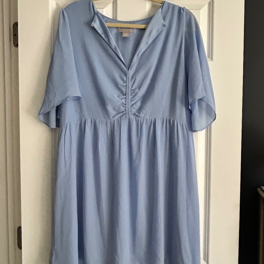 H&M baby blue dress